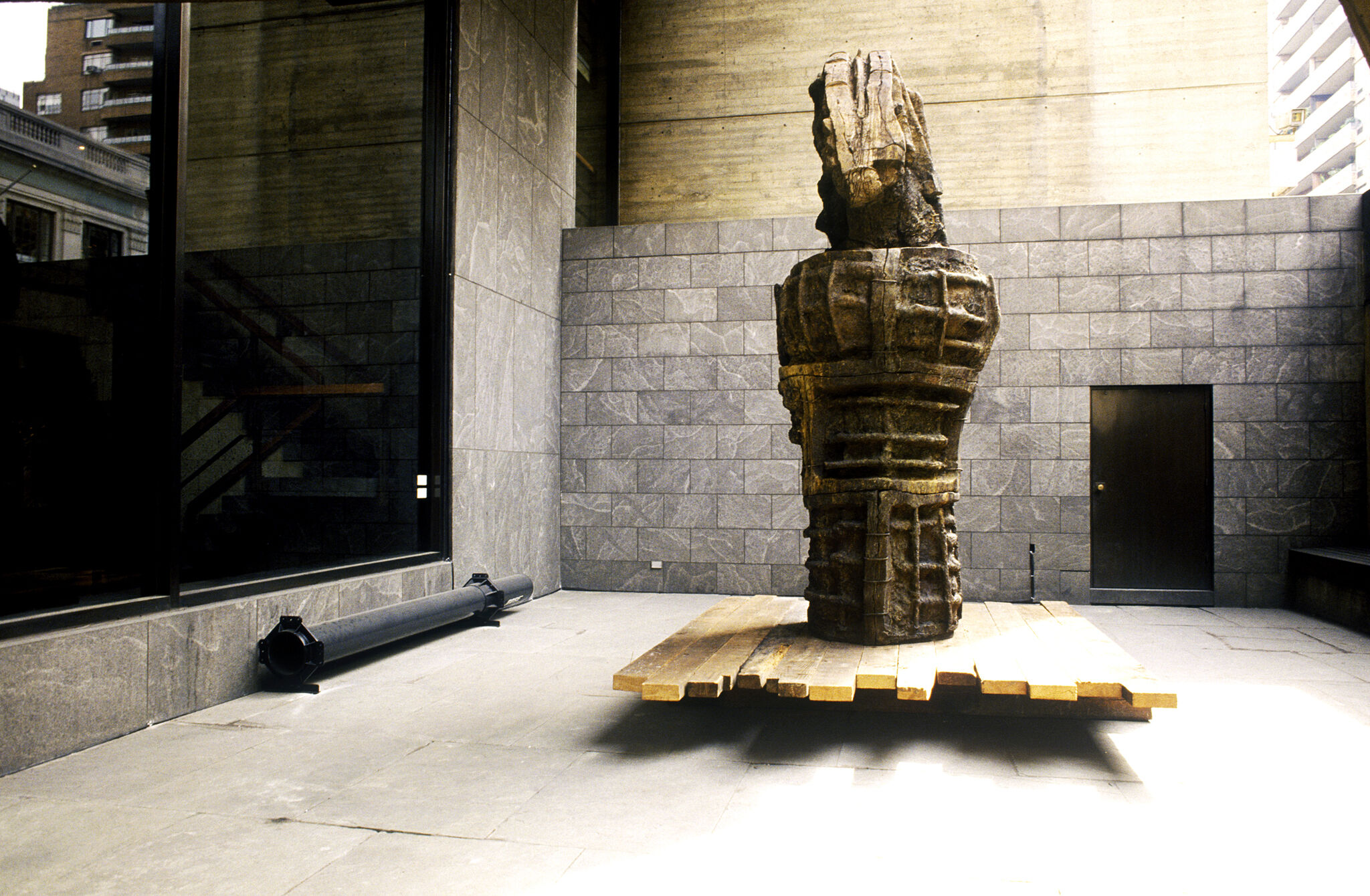 Artwork installed in a gallery.