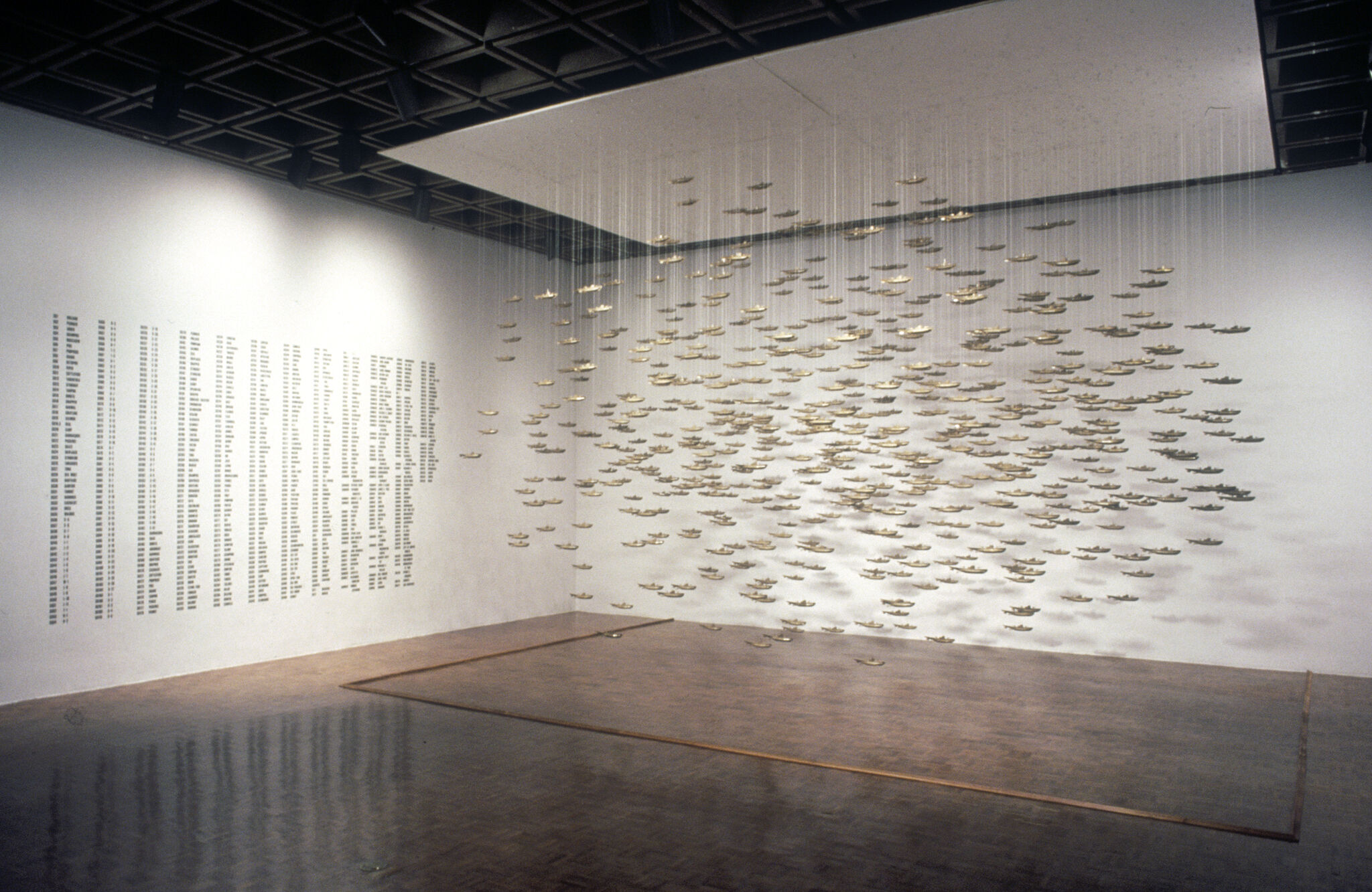 Work of art installed in a gallery.