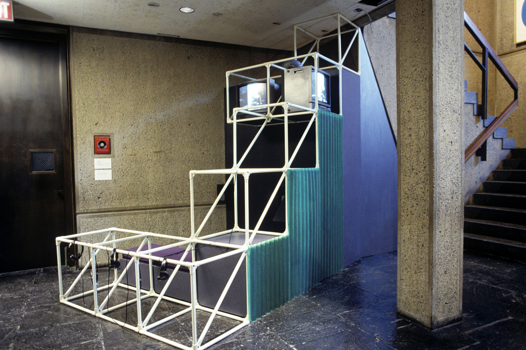 Artwork installed in a gallery.