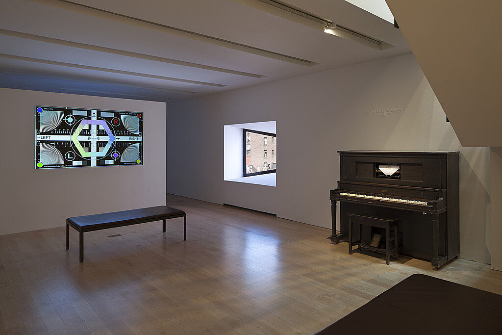 A gallery filled with works of art.